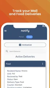 Notify Tenant screenshot 1