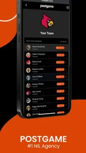 POSTGAME APP screenshot 2