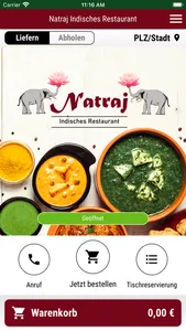 Natraj Indisches Restaurant screenshot 0