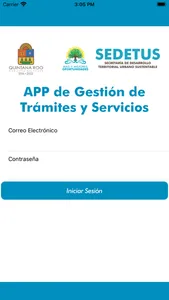 Trámites y Servicios SEDETUS screenshot 1