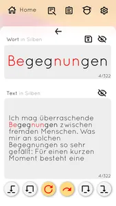Besser Lesen lernen mit Silben screenshot 4
