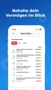 extraETF – ETF, Aktien, Fonds screenshot 2
