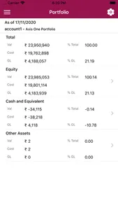 AXIS AMC PMS screenshot 2