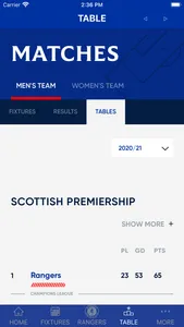 Rangers Football Club screenshot 2