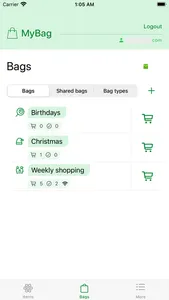 My Bags screenshot 1