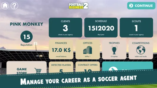 Soccer Business 2 screenshot 1