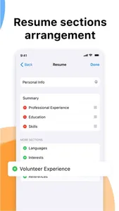 Resume Maker/Builder by Resum8 screenshot 5