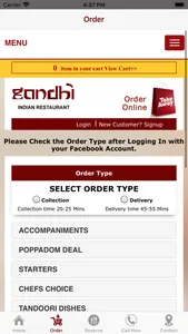 Gandhi Restaurant screenshot 2