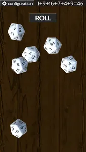 Rpg dice 3D screenshot 2