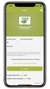IoTOnDemand Control Panel screenshot 0