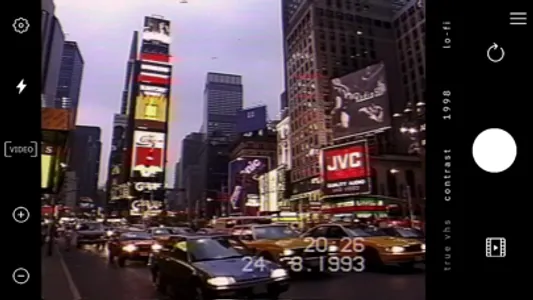 True VHS - 90s Vintage camera screenshot 4