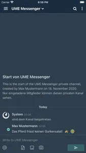 UME Messenger screenshot 0