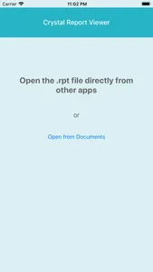 RPT Viewer Open Crystal Report screenshot 0