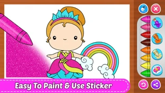 Glitter Coloring Art screenshot 3