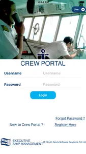 ESM Crew portal screenshot 0