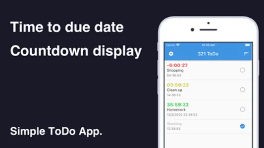 321 ToDo - Countdown ToDo screenshot 0