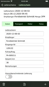 LieferscheinApp screenshot 0