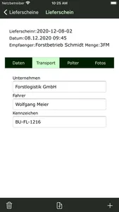 LieferscheinApp screenshot 1