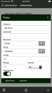 LieferscheinApp screenshot 2