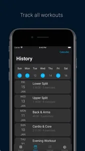 Brofit - Workout Planner & Log screenshot 2