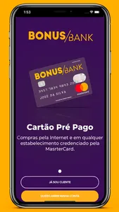 BONUS BANK - NOVO APP screenshot 1