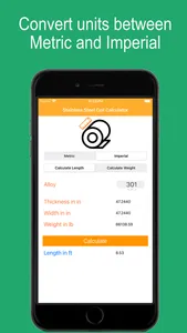 Stainless Coil Calculator screenshot 1