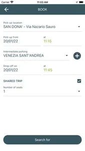 Veritas Car Sharing screenshot 5