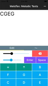 MeloTex - Letter Note Player screenshot 0