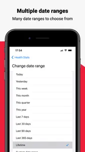 Health Stats screenshot 2