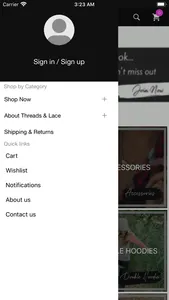 Threads and Lace Boutique screenshot 1