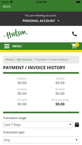 Hutson Customer Portal screenshot 3