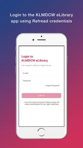 KLMDCW eLibrary screenshot 0