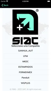 SIAC Integra Plus App screenshot 1