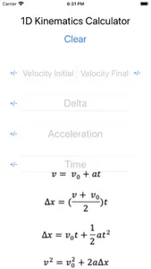 1D Calculator screenshot 0