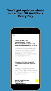 Hollywood Audition Updates screenshot 1