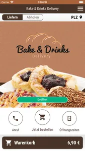 Bake & Drinks Delivery screenshot 0