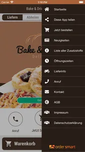 Bake & Drinks Delivery screenshot 2