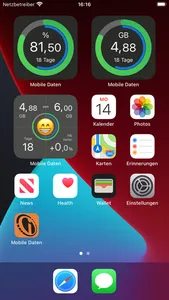 Mobile Daten Widget screenshot 1