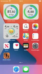 Mobile Daten Widget screenshot 8