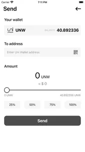 UniWorld Wallet screenshot 3