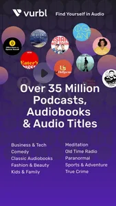 Vurbl: Stream Audio & Podcasts screenshot 0