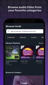 Vurbl: Stream Audio & Podcasts screenshot 4