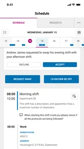 ORTEC Employee Self Service 7 screenshot 1