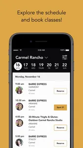CarmelBarre Fitness screenshot 2