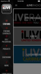 iLive Radio Network screenshot 1