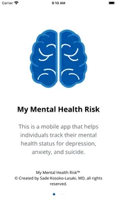 My Mental Health Risk screenshot 0