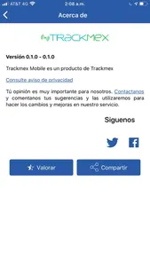 Trackmex Mobile screenshot 0