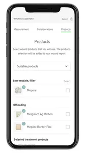 Mölnlycke Wound Support screenshot 2
