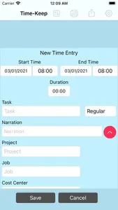 Time-Keep screenshot 1