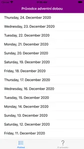 PrůvodceAdventem screenshot 0